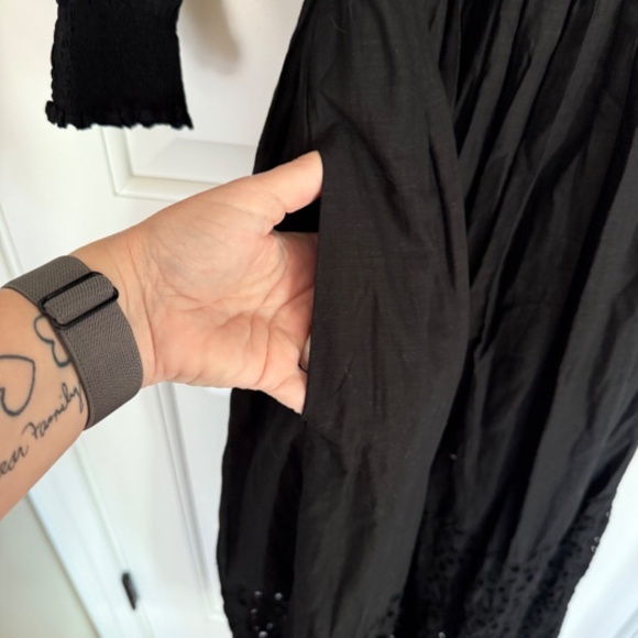 New! Free People Perfect Storm Midi Dress Black nwot 33995 - Picture 10 of 16